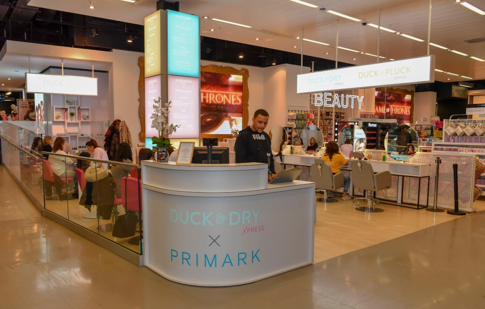  You can get your beauty treatments done at the Tottenham Court Road branch, but Primark is hoping to expand this to 20 other stores nationwide