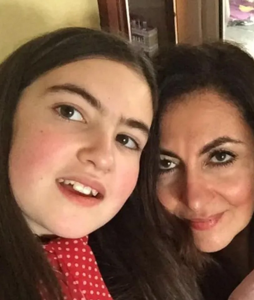  Laleh Shahravesh pictured with her daughter Paris