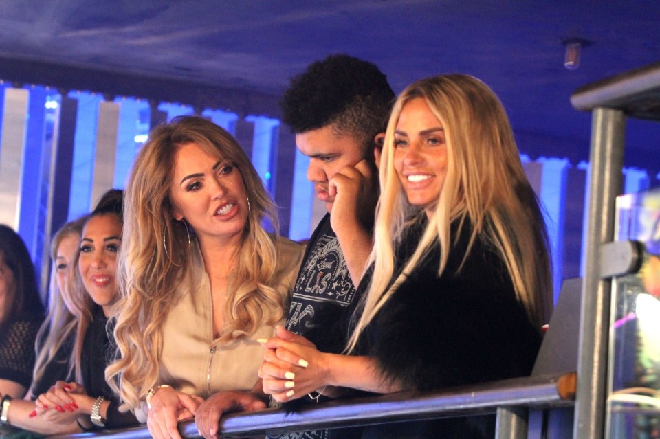  Katie watched on proudly from the audience with Harvey and Aisleyne
