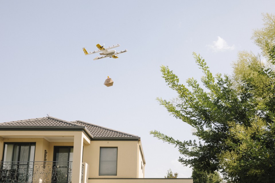  The skies over Canberra in Australia will soon be abuzz with Google drones delivering takeaways in unprecedented times