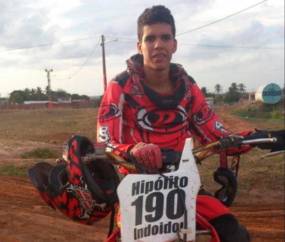  Edjarde Hipolito died after crashing off his bike during a motorcross race