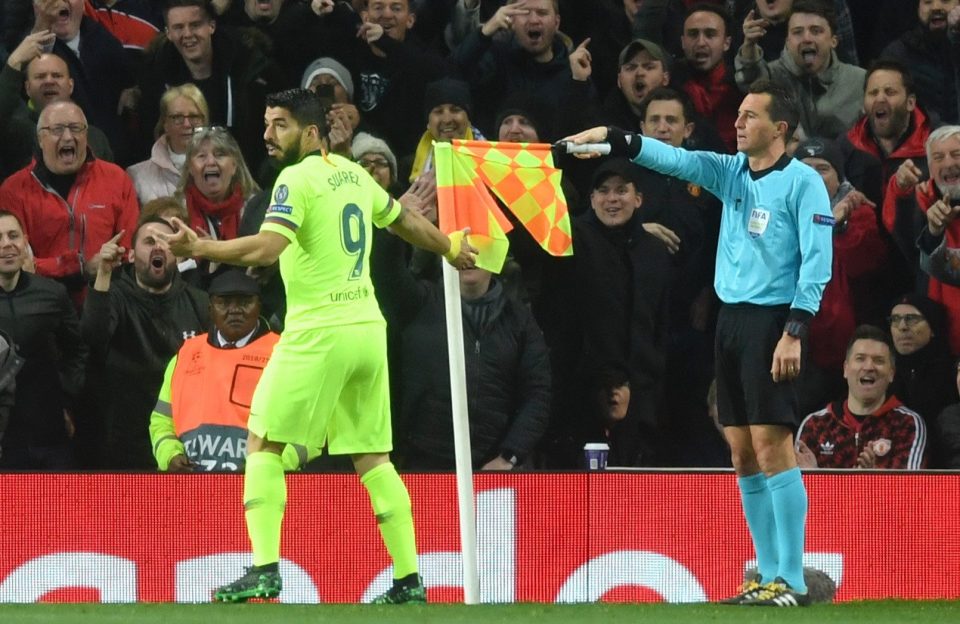 Luis Suarez could barely believe it as his goal was ruled out for offside