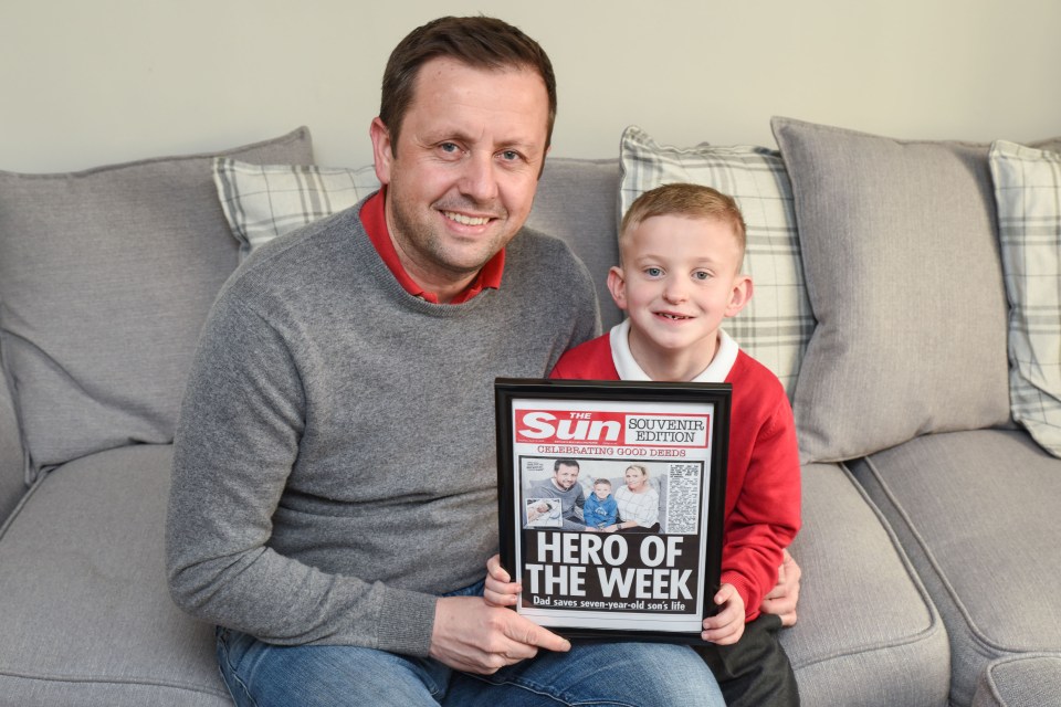  Tommy had a cardiac arrest at home and dad Jason gave him CPR until paramedics arrived