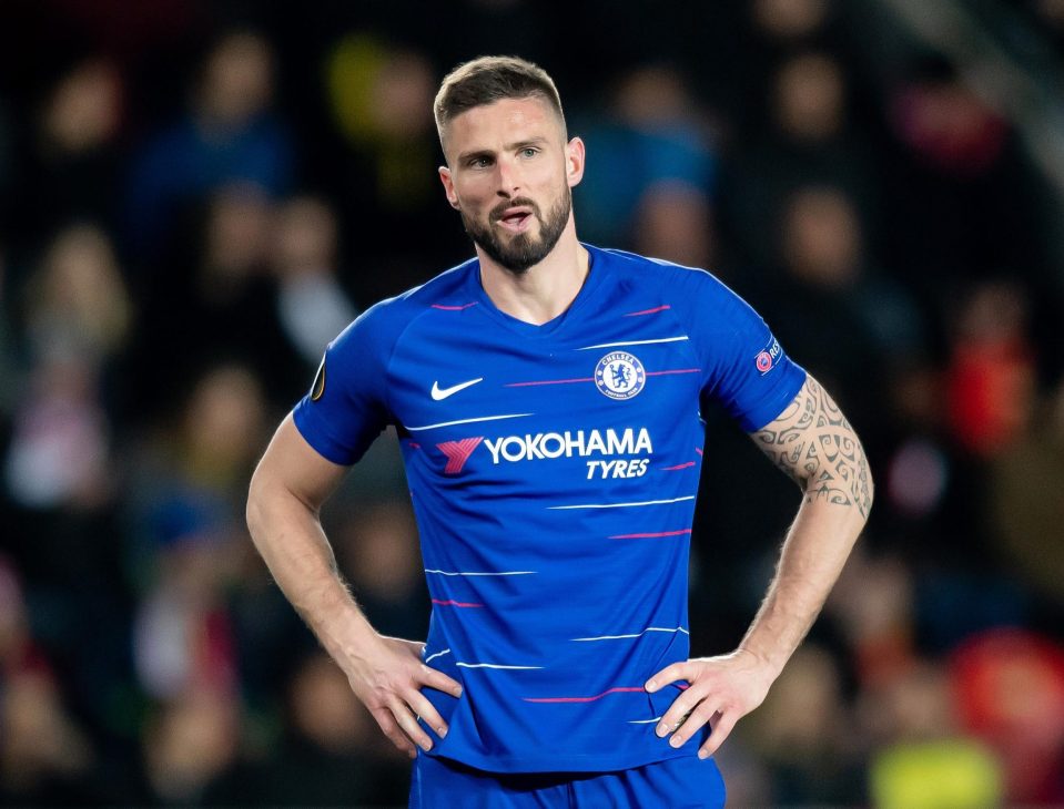  Olivier Giroud says Chelsea are 'behind' Mo Salah and says the fans shouldn't belong to the Blues