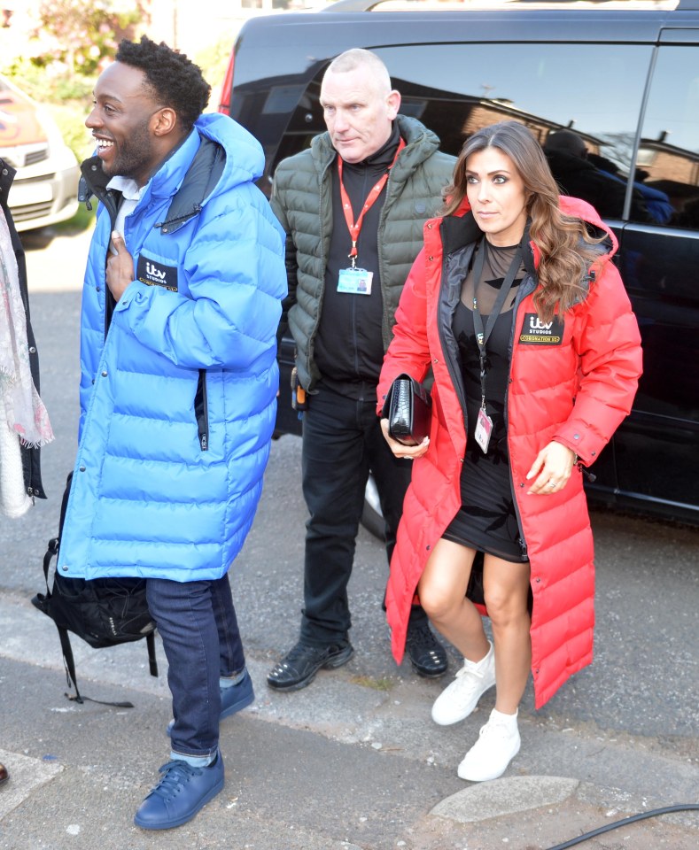  Ryan arrived on the set of Coronation Street this morning to begin filming