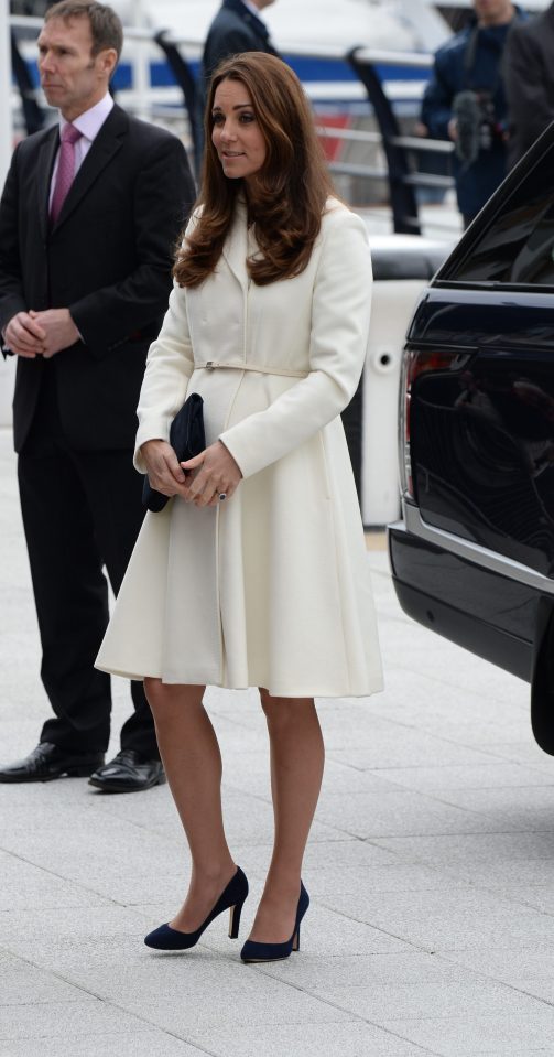  She is pictured here wearing Jimmy Choo pumps in a size 5.5