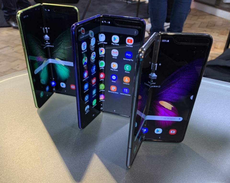  The tech company said it was delaying the launch of the Galaxy Fold after several testers reported issues with the device