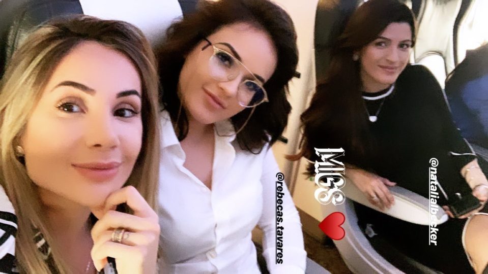  Liverpool players' Wags boarded a private jet to Portugal to watch the second leg of the Champions League quarter-final