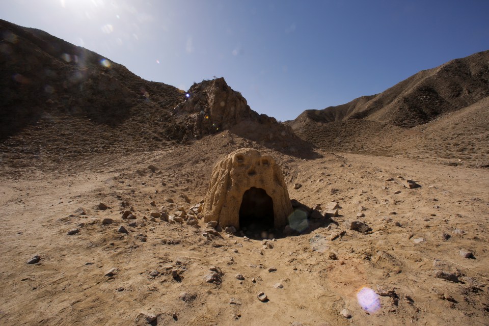  There's even a fake Martian cave that can be explored