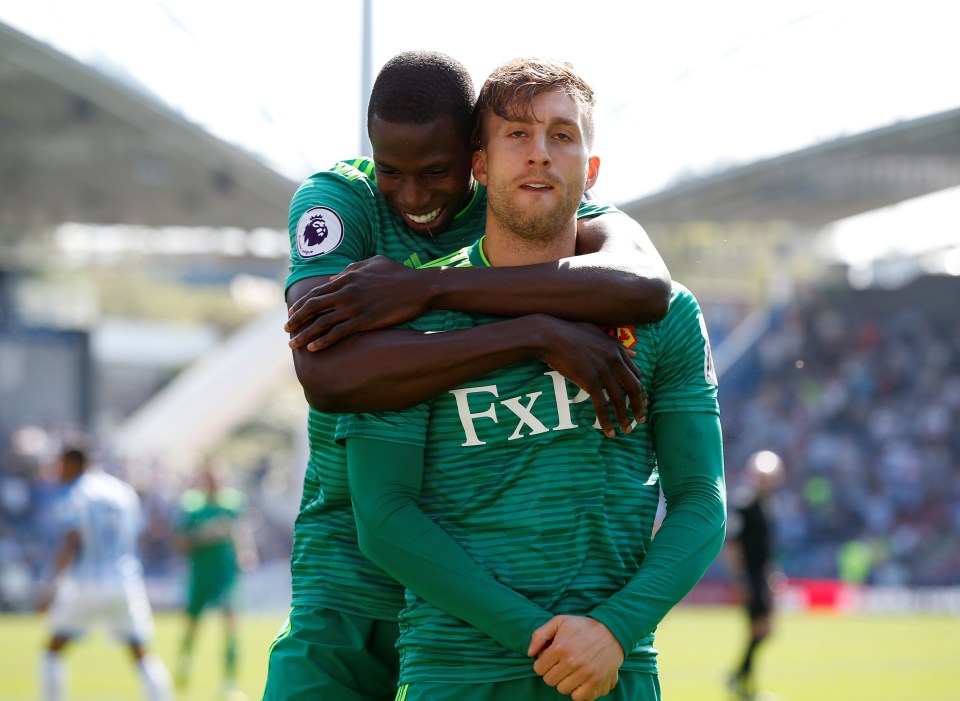  Gerard Deulofeu opened the scoring for Watford at Huddersfield