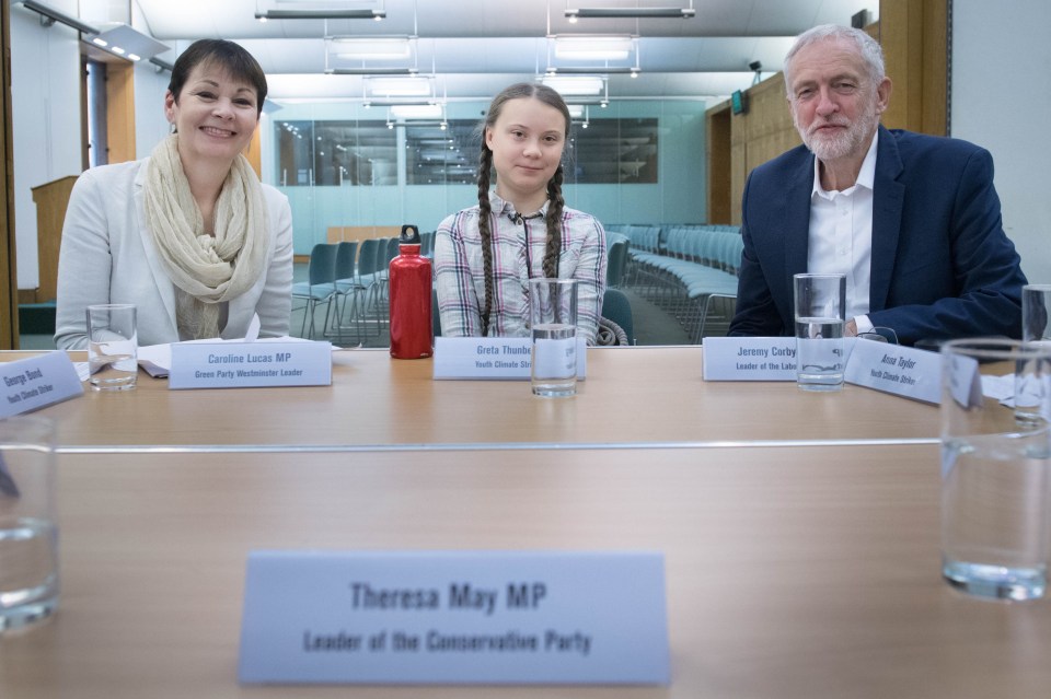 Greta told politicians she was fortunate to be born in a time when everyone is told to dream big