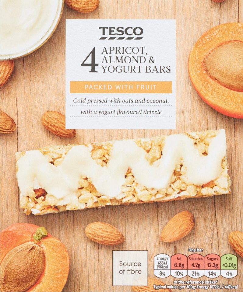 Cereal bar Tesco