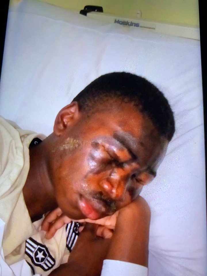 Tega Agberhiere was one of three victims targeted in the horror attack and has been recovering in hospital