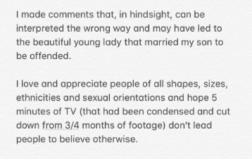  The apology came after viewers ripped into for commenting on Verity's appearance