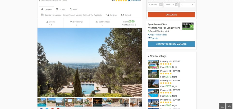  The swindlers steal photos of real properties and post them on fake rental websites