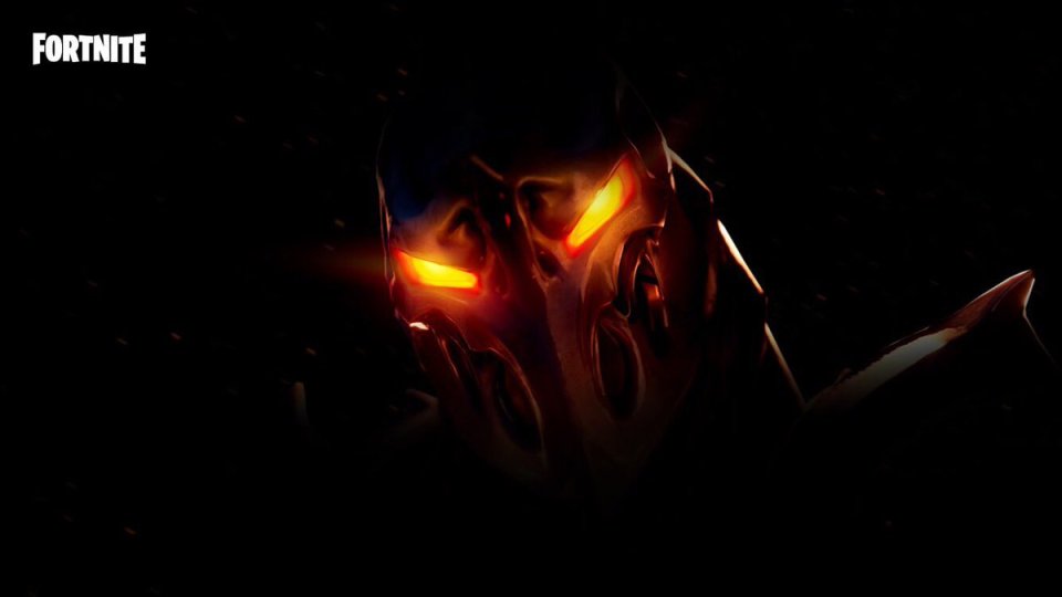  It looks like a face or mask, with a pauldron visible on the right-hand side