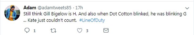 line of duty who is h