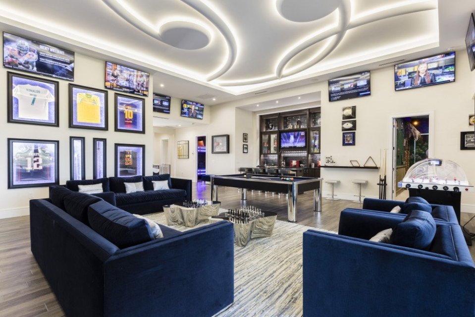 The huge villa can accommodate 23 guests 