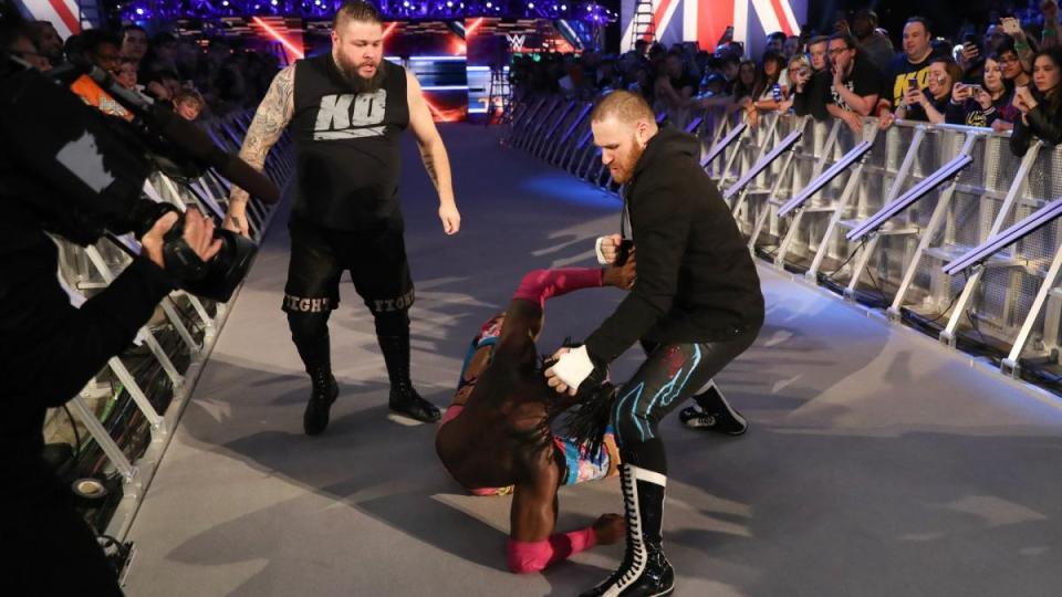  Sami Zayn returned to help Kevin Owens attack Kofi Kingston on SmackDown