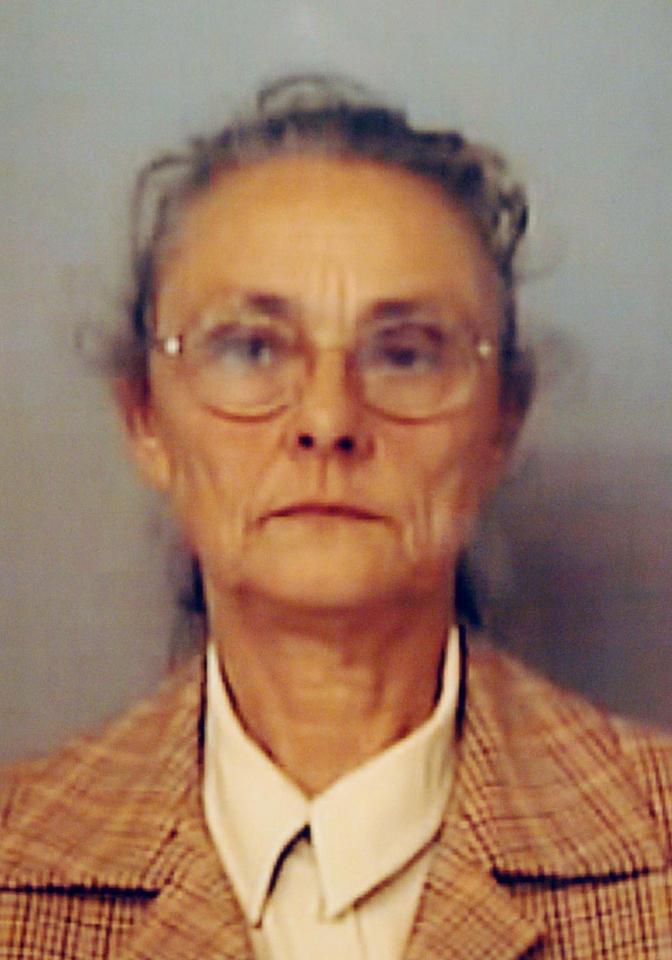  Eunice Spry, pictured after her arrest, subjected Chris to 13 years of abuse