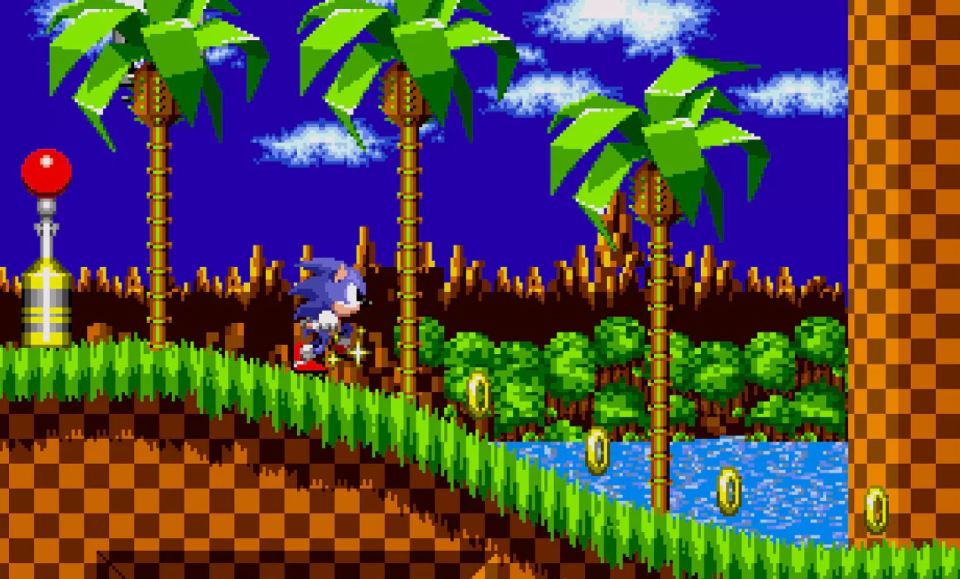  Sonic's form hasn't changed that much over the years