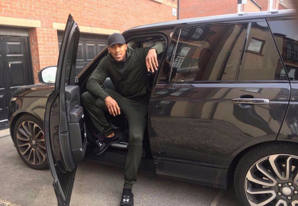  Joshua is sponsored by Jaguar Land Rover