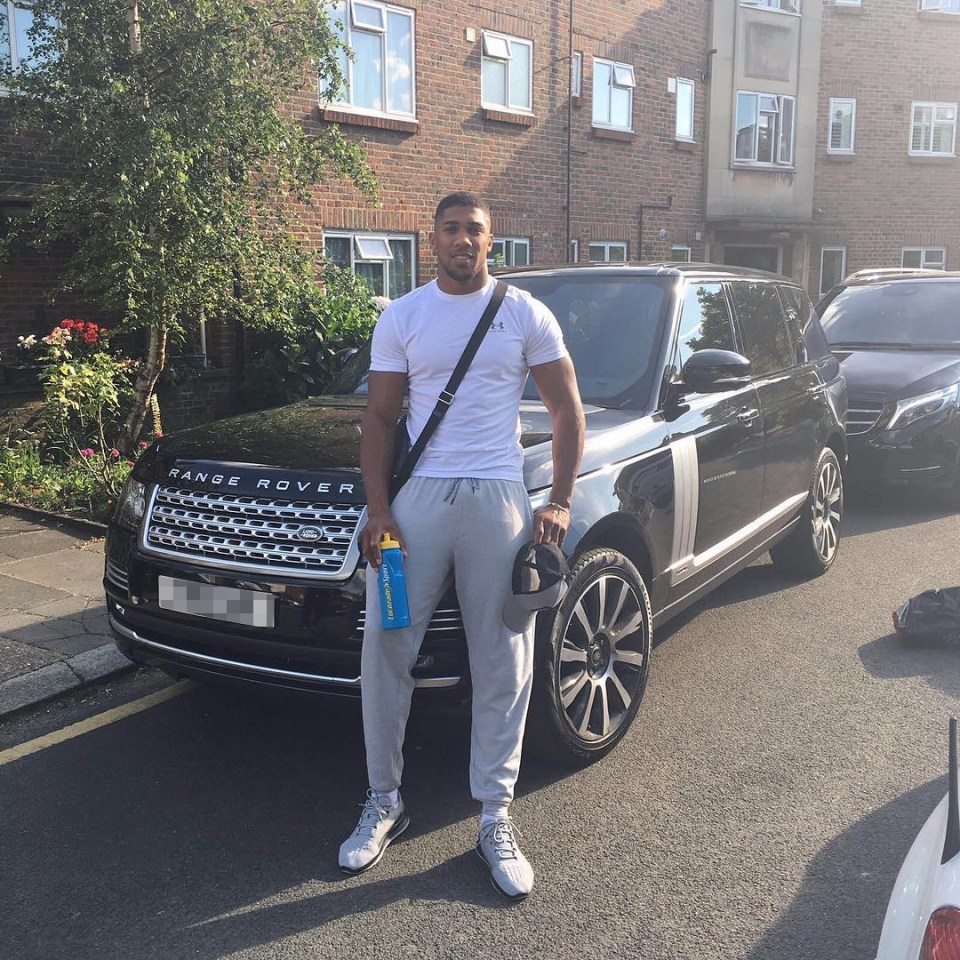  Anthony has a deal with Jaguar - who give him free cars