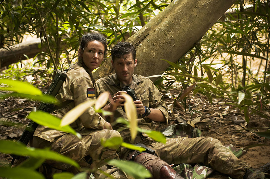 Georgie with Captain James on Our Girl