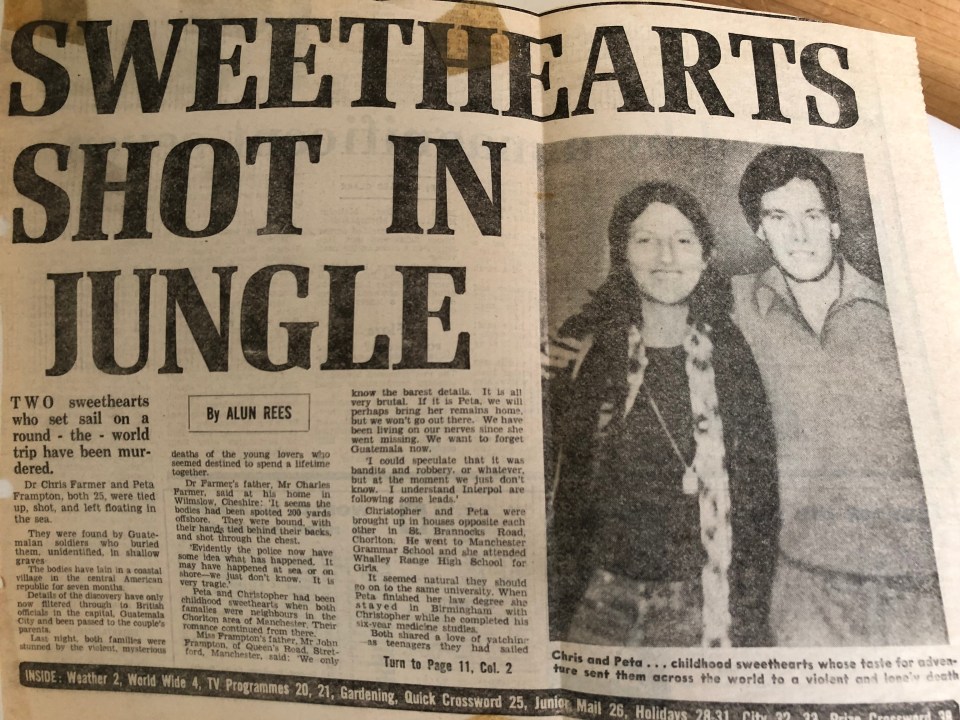  Archives show how newspapers covered the deaths of Chris Farmer and Peta Frampton in 1979