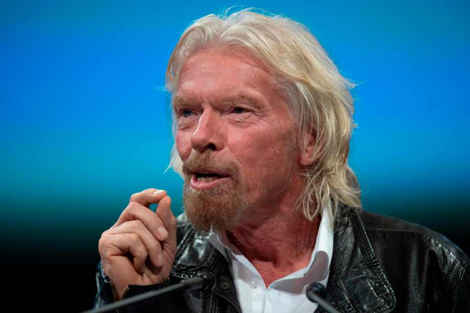 British billionaire Sir Richard Branson