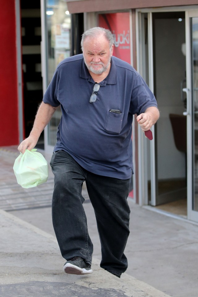  Thomas Markle grabs a to-go Teriyaki in Rosarito, Mexico