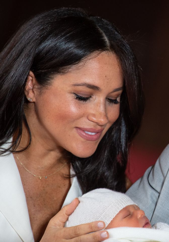  Meghan said that being a mum was 'pretty amazing'