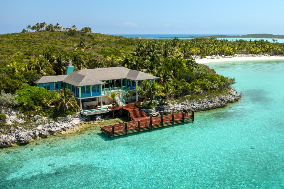 The island is owned by David Copperfield