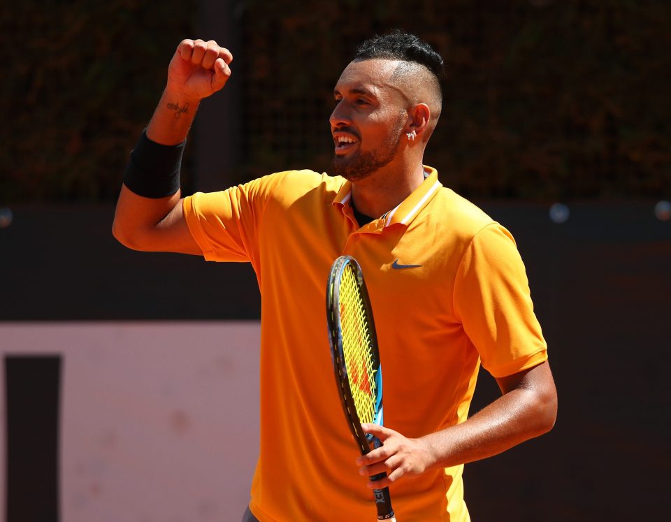 Nick Kyrgios sent a message of support for the British No5 soon afterwards