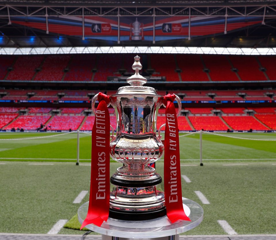  The FA decided to settle fans' nerves and share a photo of the FA Cup pride of place at Wembley