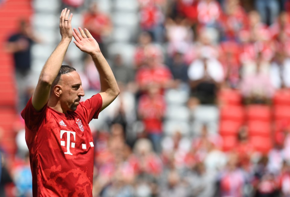  Ribery scored 124 goals and added 182 assists in 423 matches for Bayern
