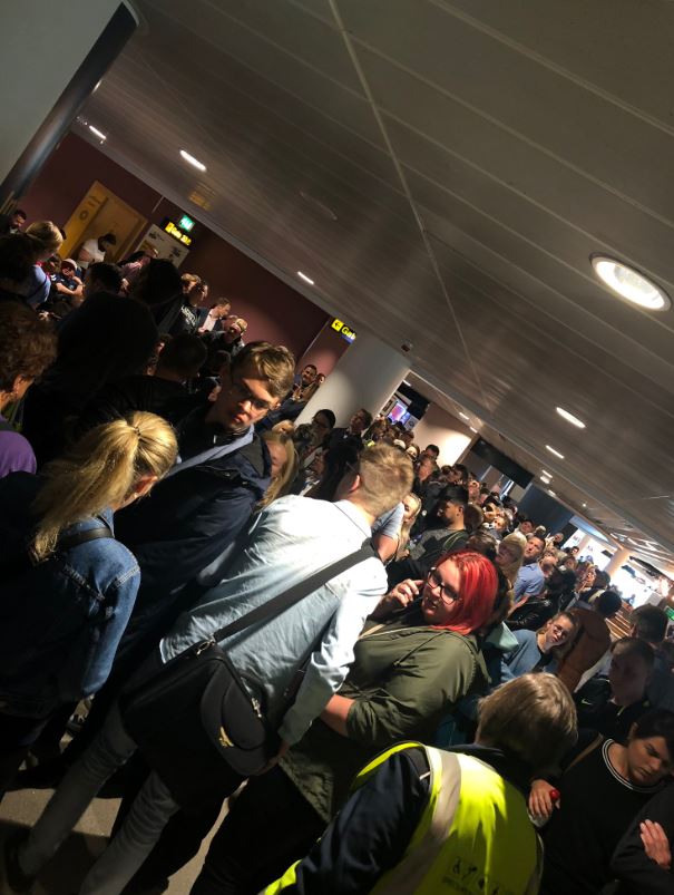  Many flyers were angry and frustrated that their holiday travel plans took a left turn