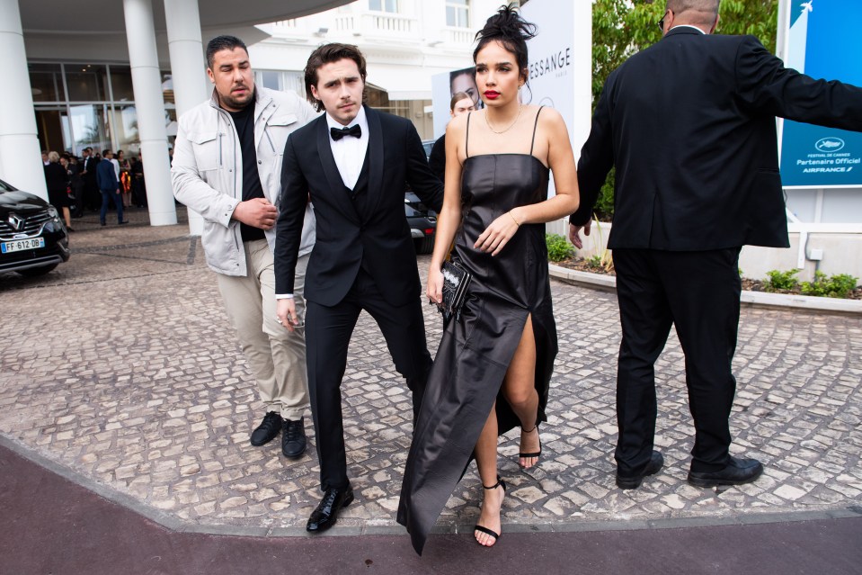 The pair had to be separated by security after Hana lashed out - David and Victoria were made aware of what happened