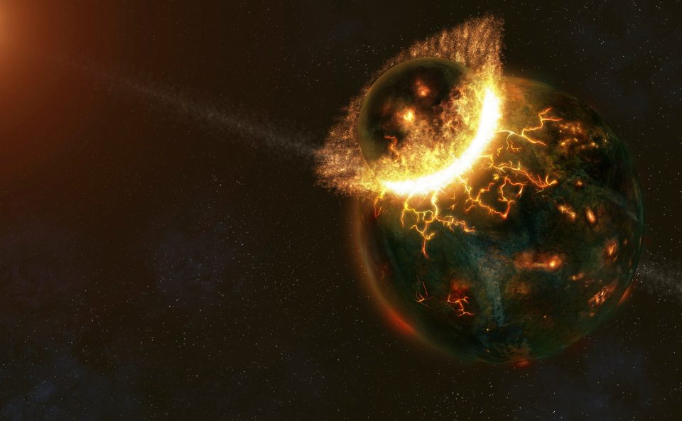  The Theia collision hypothesis is how a lot of scientists think the Moon was formed