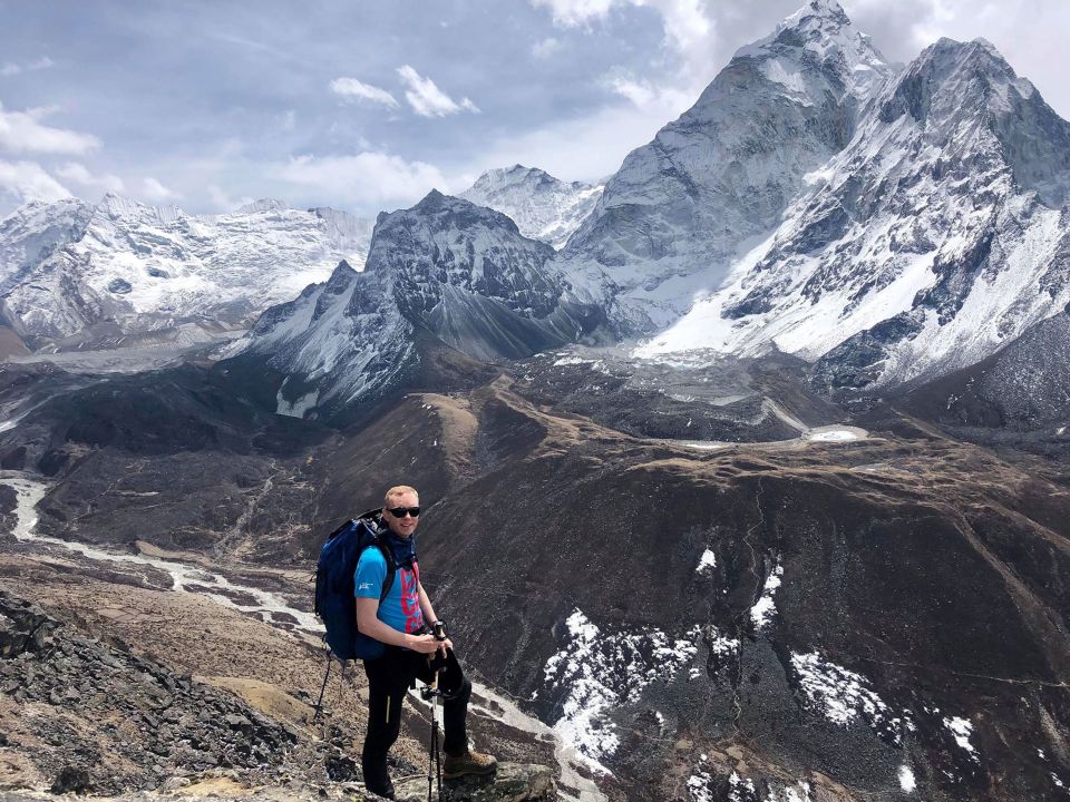  Robin was 150m from the top of the world's highest mountain when he fainted