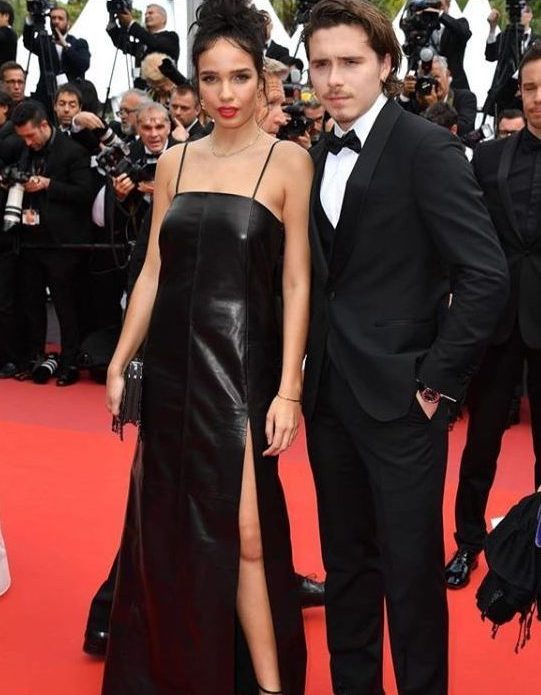 On the same day of the argument Hana posted online gushing 'me and my darling at the Once Upon a time in Hollywood premiere at @festivaldecannes yesterday!'