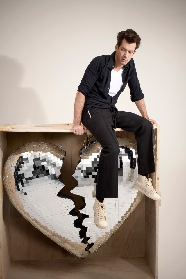  Mark says he'd love to take the giant broken-heart disco ball on the road with him when he's touring