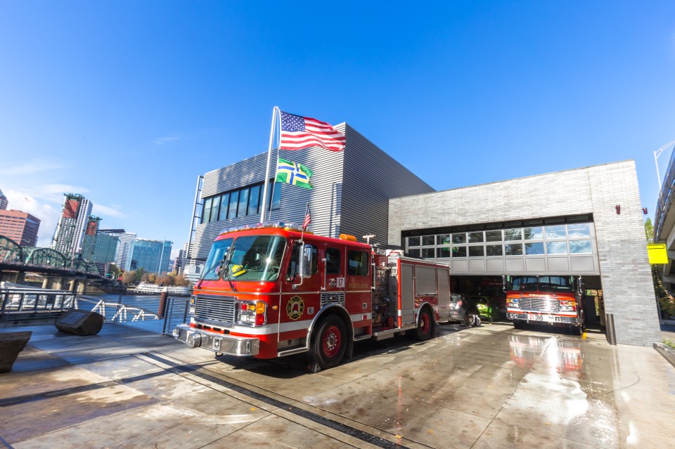 Go through Portland with a twist on a vintage fire truck