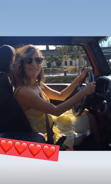  Caroline also shared a clip of herself filming the show's pre-titles teaser