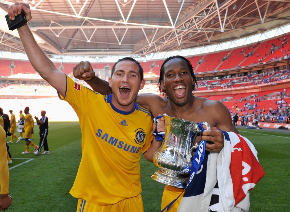  Frank Lampard and Didier Drogba won a host of honours together during their playing days at Chelsea