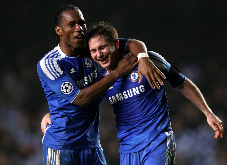  Drogba reckons Lampard is ready to become Chelsea boss