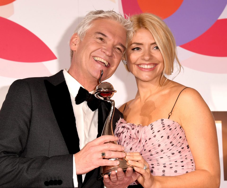  The star, pictured with his This Morning host Holly Willoughby, said he has tried to be 'easy and fun to work with' for 35 years