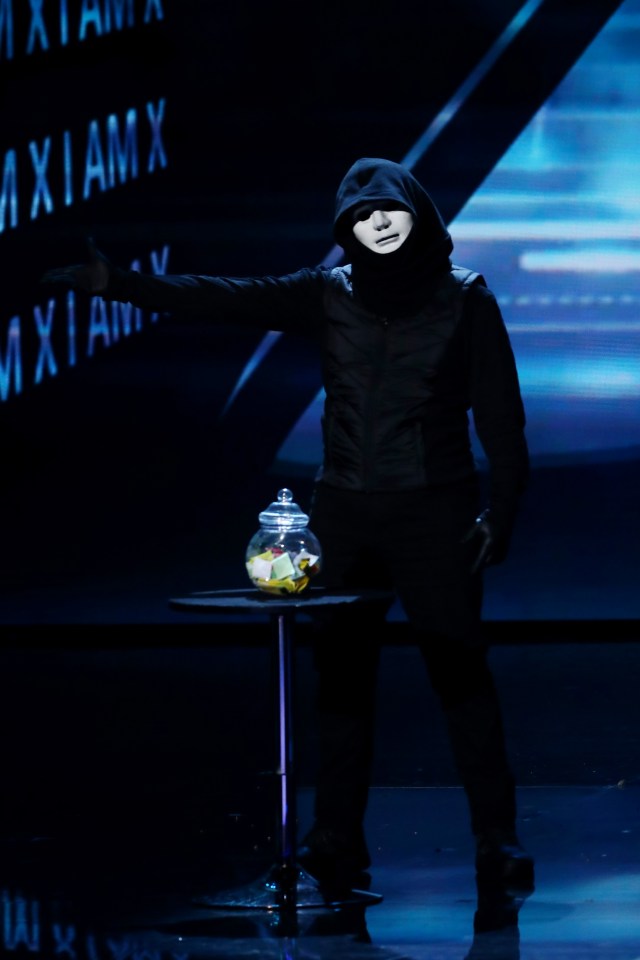  In the biggest shock of the night Magician X revealed his true identity