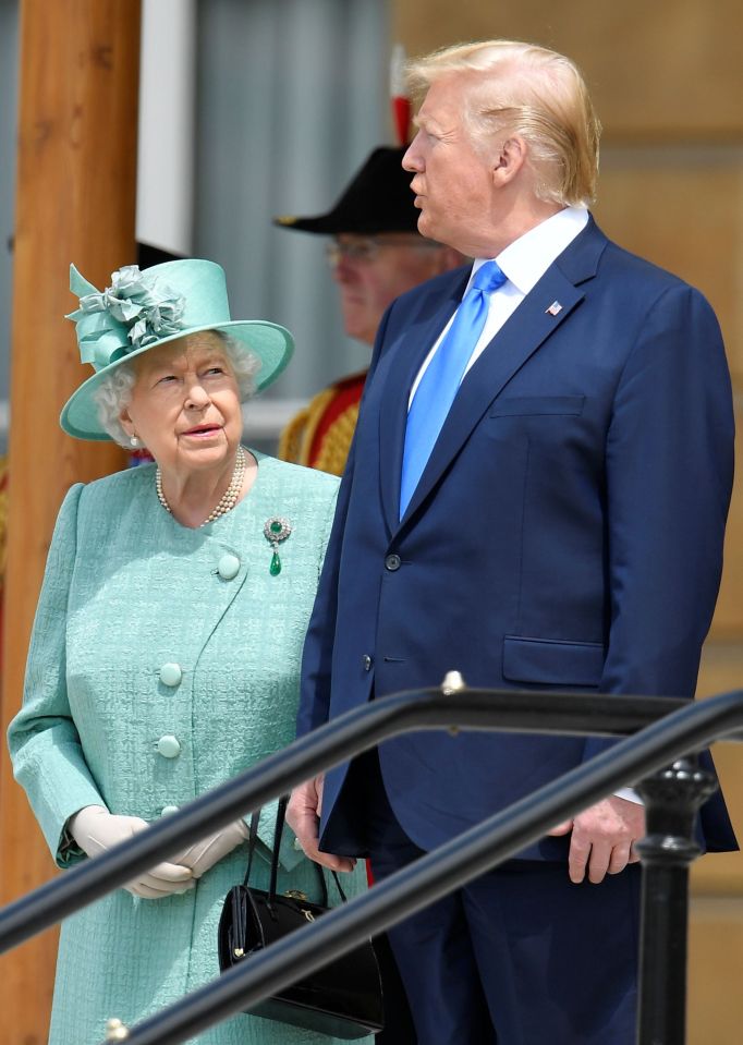  The US President started his state visit to Britain today