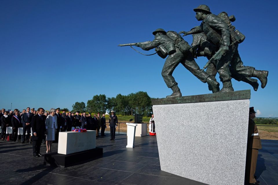  The pair opened a new memorial paying tribute to Brit soldiers